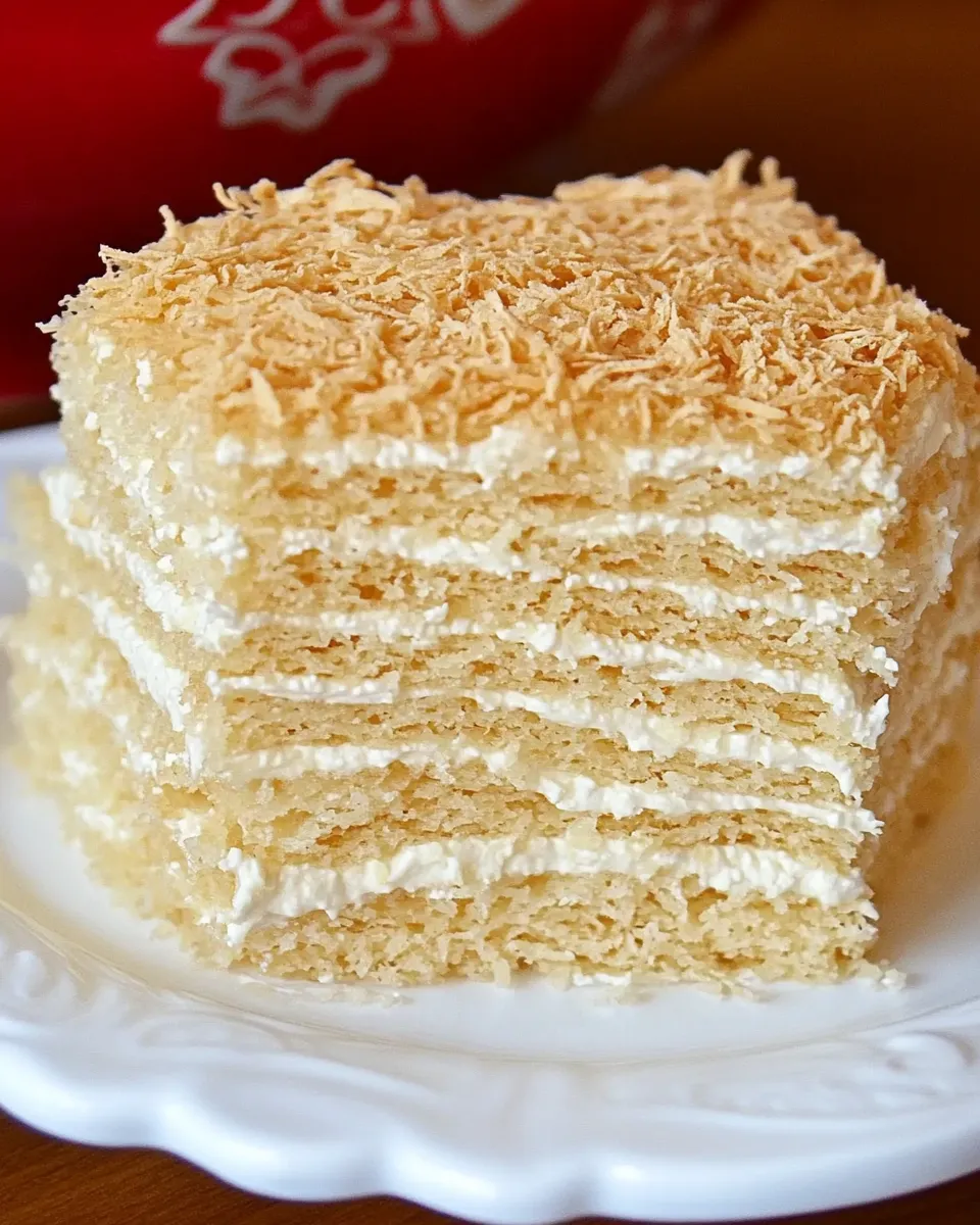 Homemade Moms Spartak Cake Recipe photo