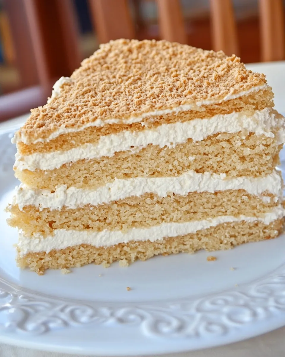 Easy Moms Spartak Cake Recipe shot