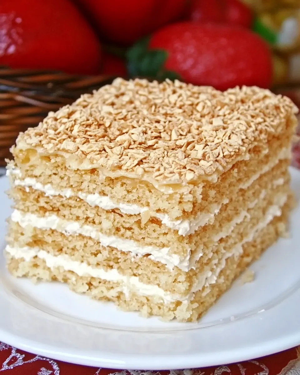 Delicious Moms Spartak Cake Recipe recipe photo