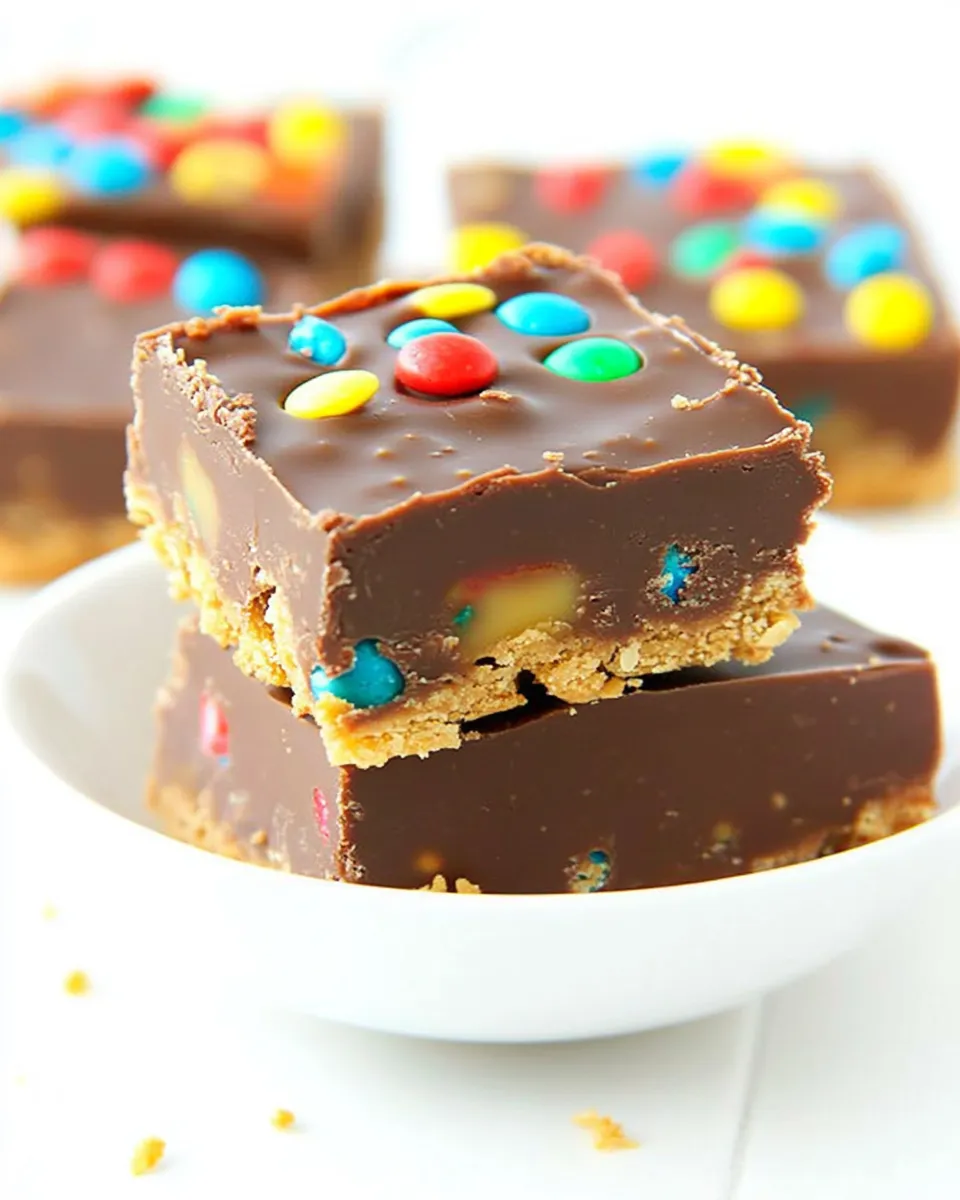Homemade Monster Fudge Bars photo