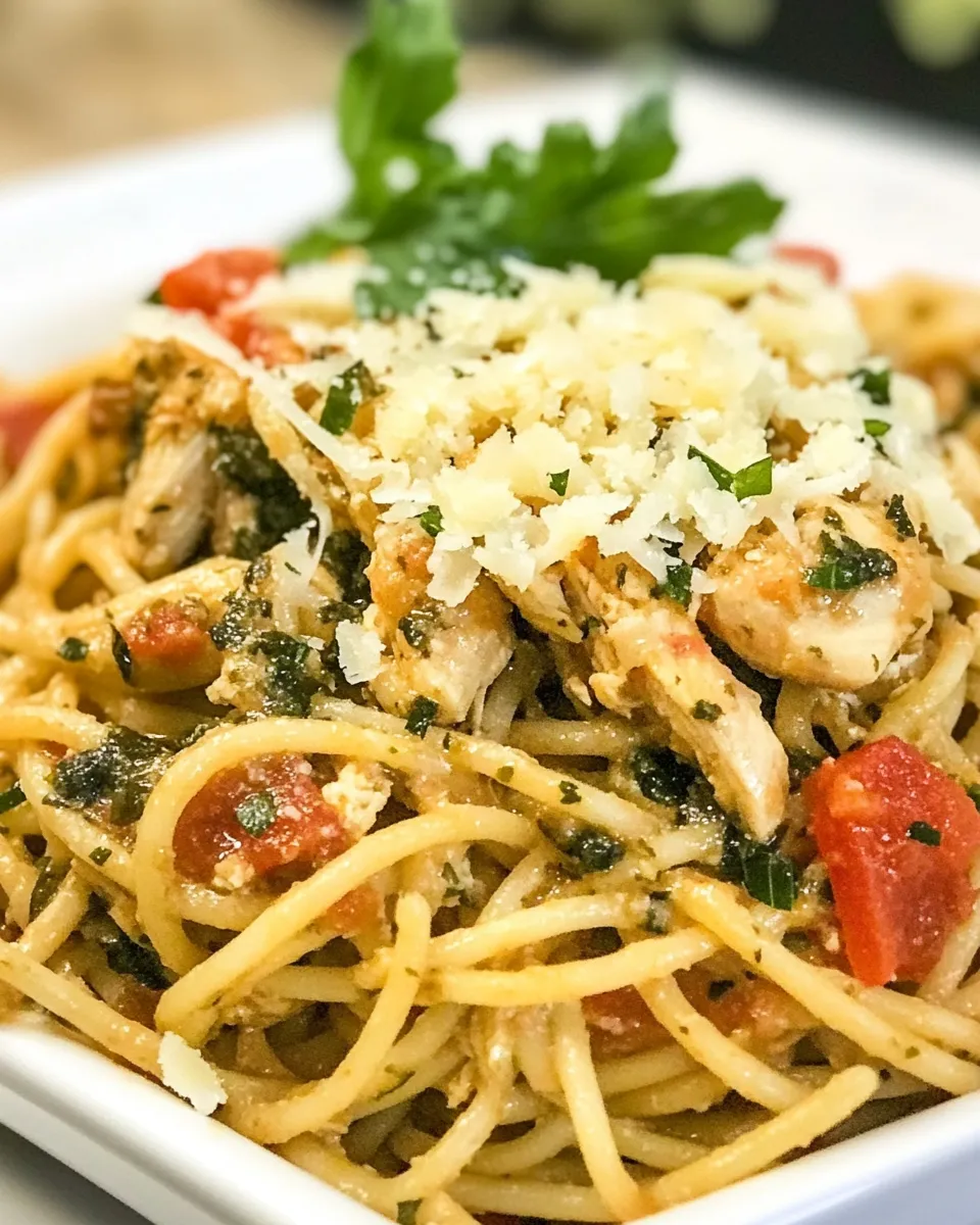 Homemade Monterey Chicken Spaghetti photo