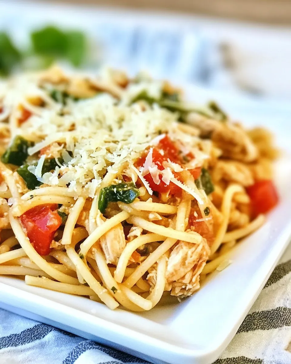 Delicious Monterey Chicken Spaghetti dish photo