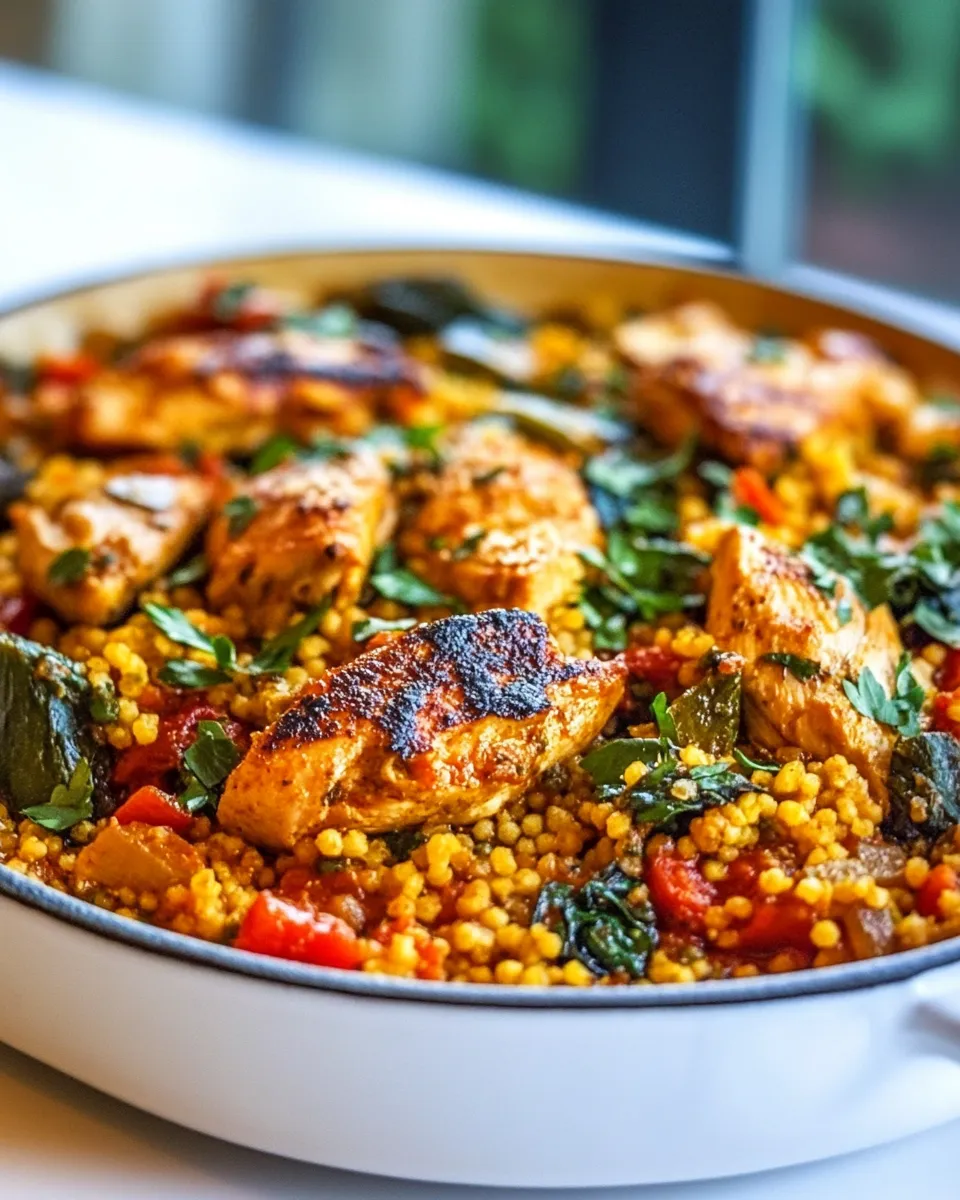 Homemade Moroccan Chicken Couscous photo