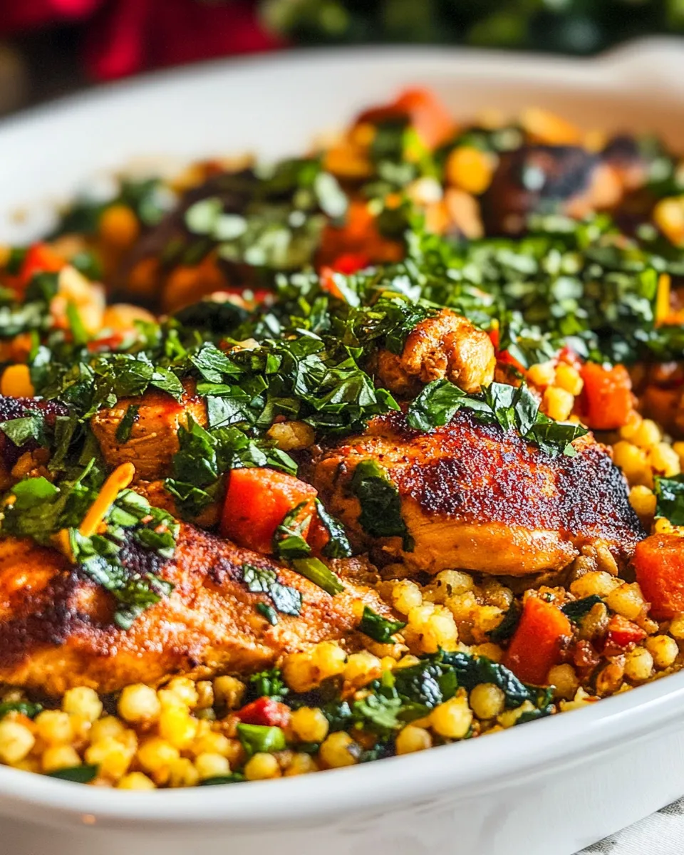 Easy Moroccan Chicken Couscous recipe image