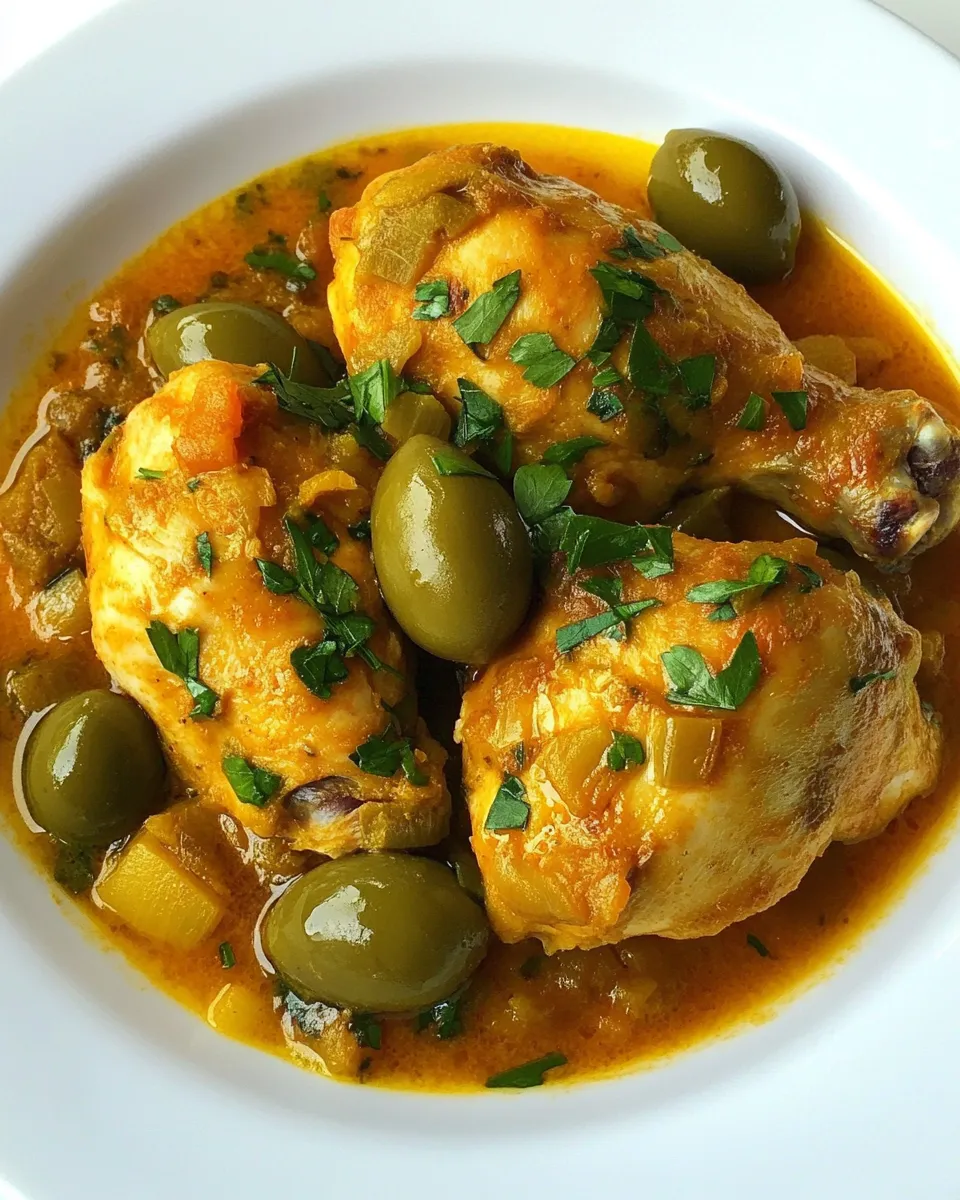 Easy Moroccan Lemon Chicken with Olives recipe photo