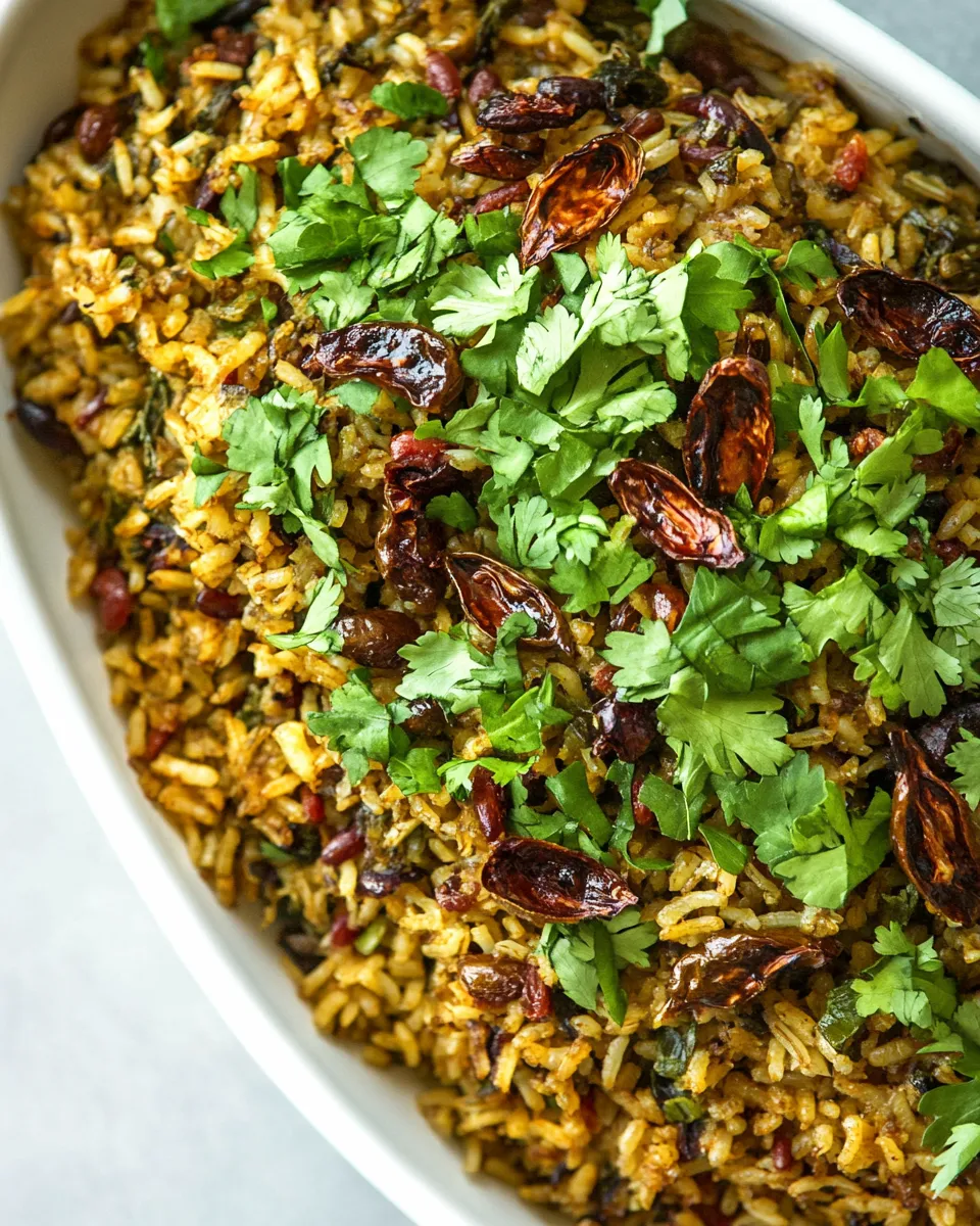 Classic Mujadara Recipe (Lebanese Rice) dish photo