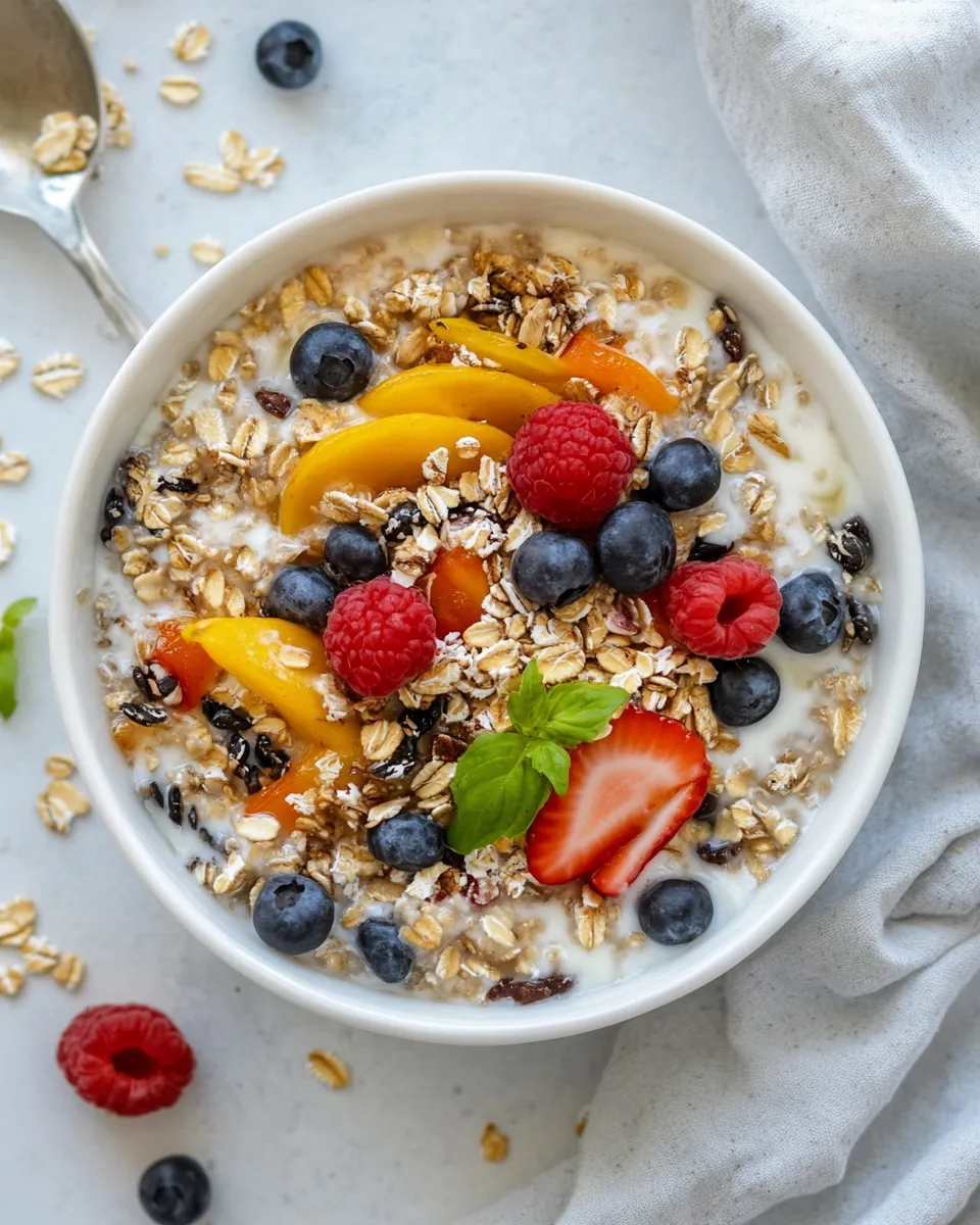 Easy My Favorite Bircher Muesli. food shot