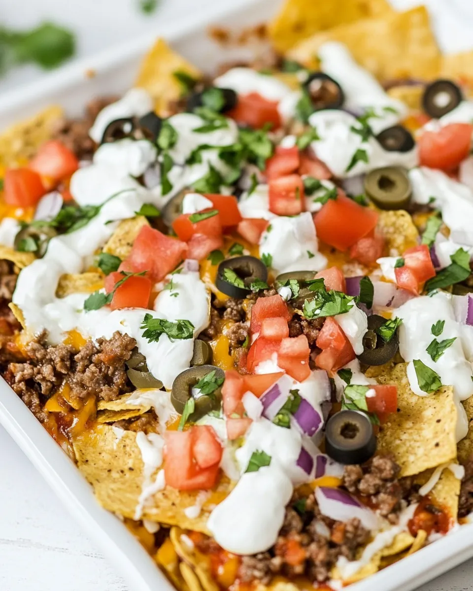 Delicious Nachos Recipe dish photo