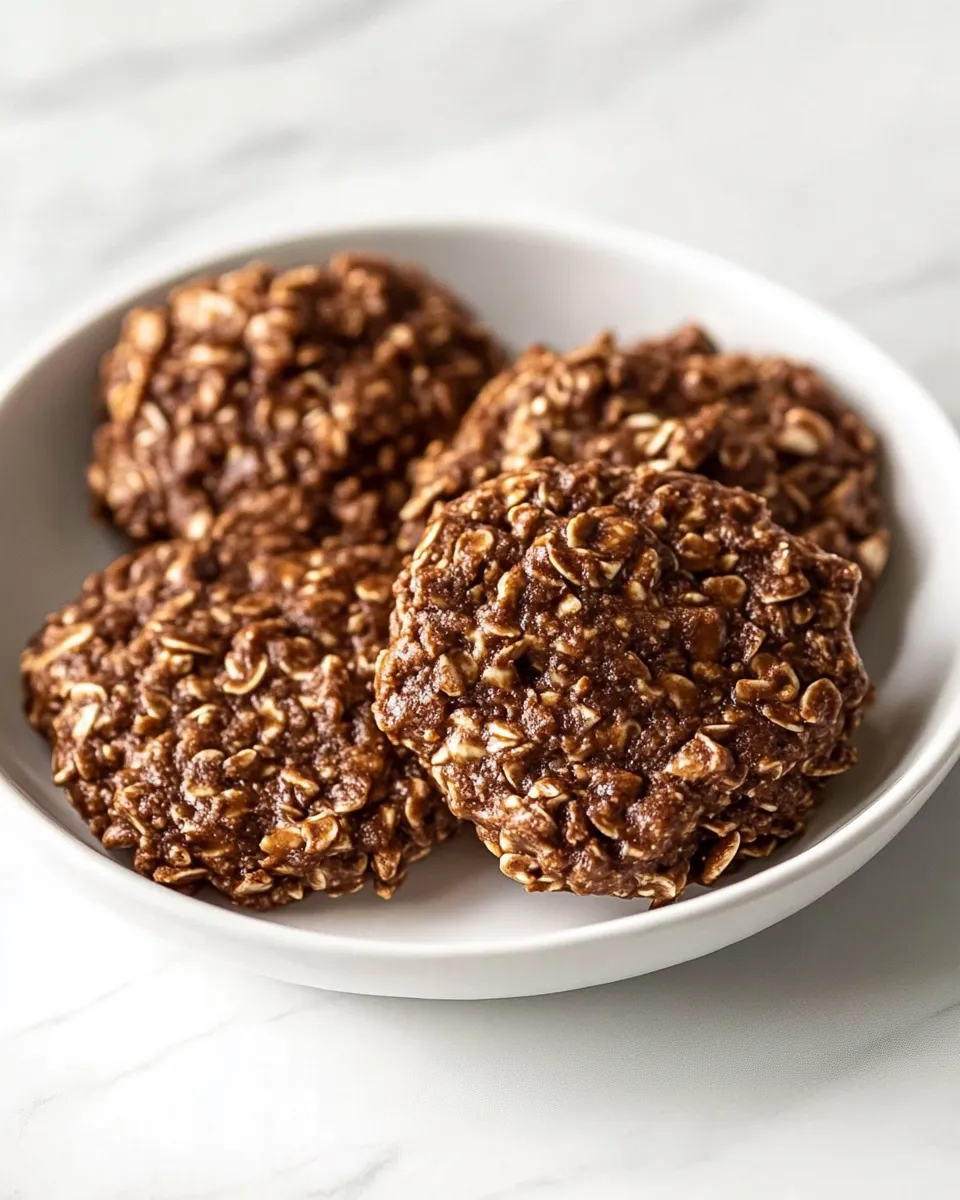 Classic No-Bake Cookies dish photo