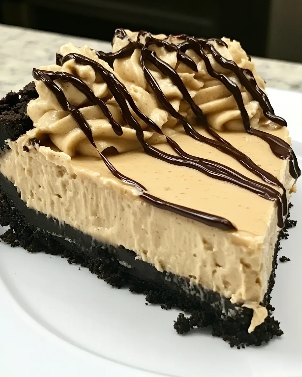 Homemade No-Bake Creamy Peanut Butter Pie photo