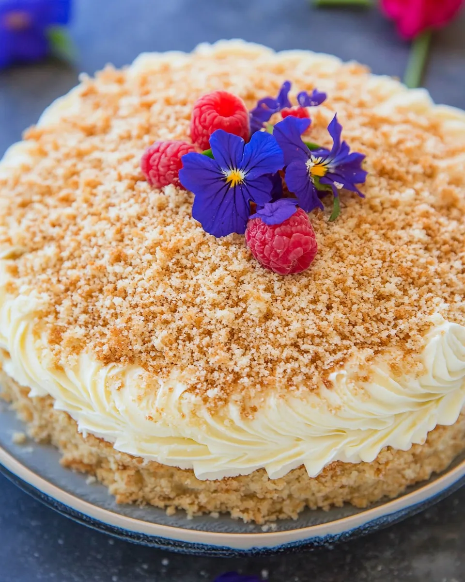Easy No-Bake Napoleon Cake Recipe shot