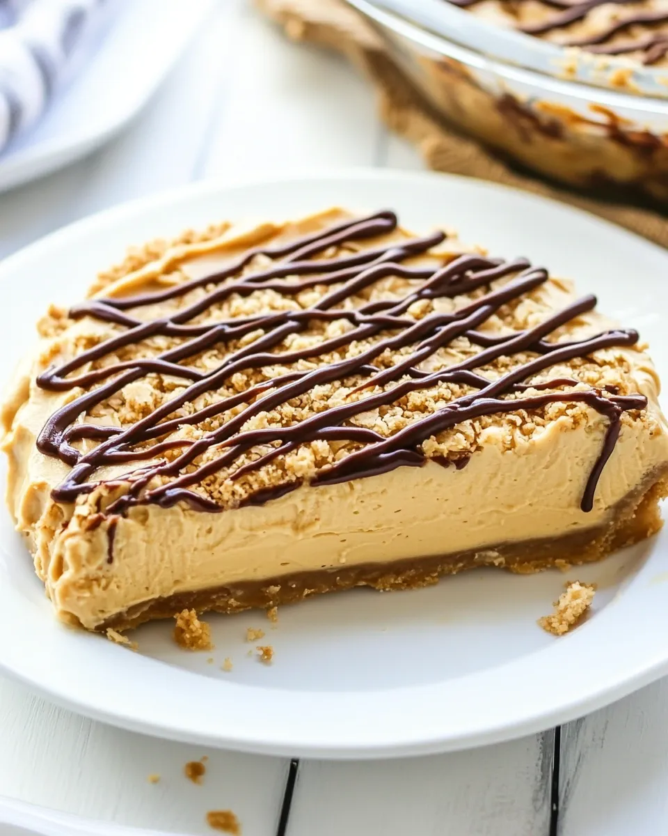 Quick No Bake Dulce de Leche Pie shot