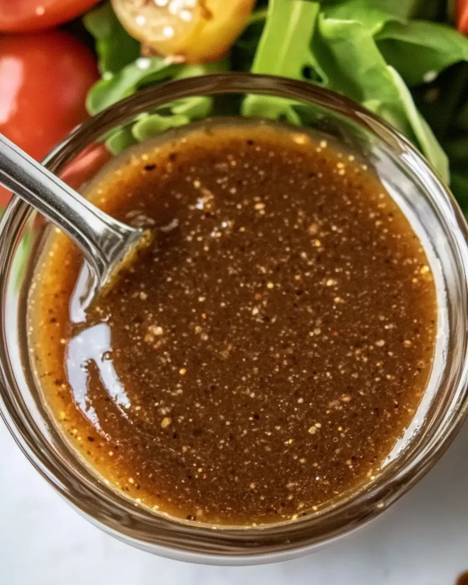 Classic No Oil Balsamic Salad Dressing image