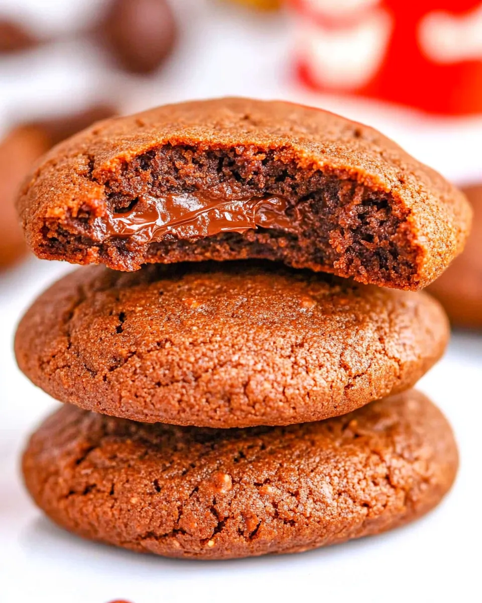 Easy Nutella Cookies Recipe shot