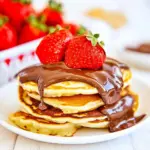 Homemade Nutella Pancake Sandwiches Recipe food shot