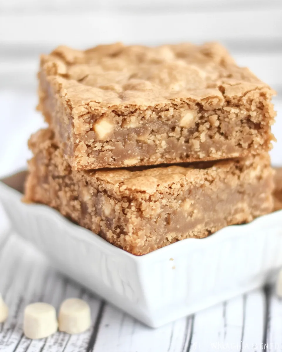 Delicious Nutter Butter Butterscotch Blondies image