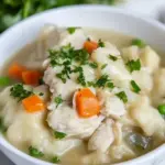 Homemade Old-Fashioned Chicken and Dumplings photo