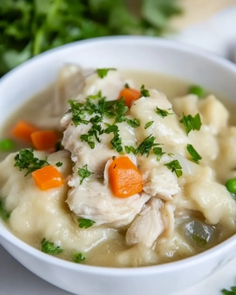 Homemade Old-Fashioned Chicken and Dumplings photo