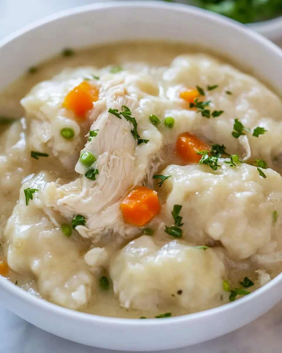 Easy Old-Fashioned Chicken and Dumplings recipe photo