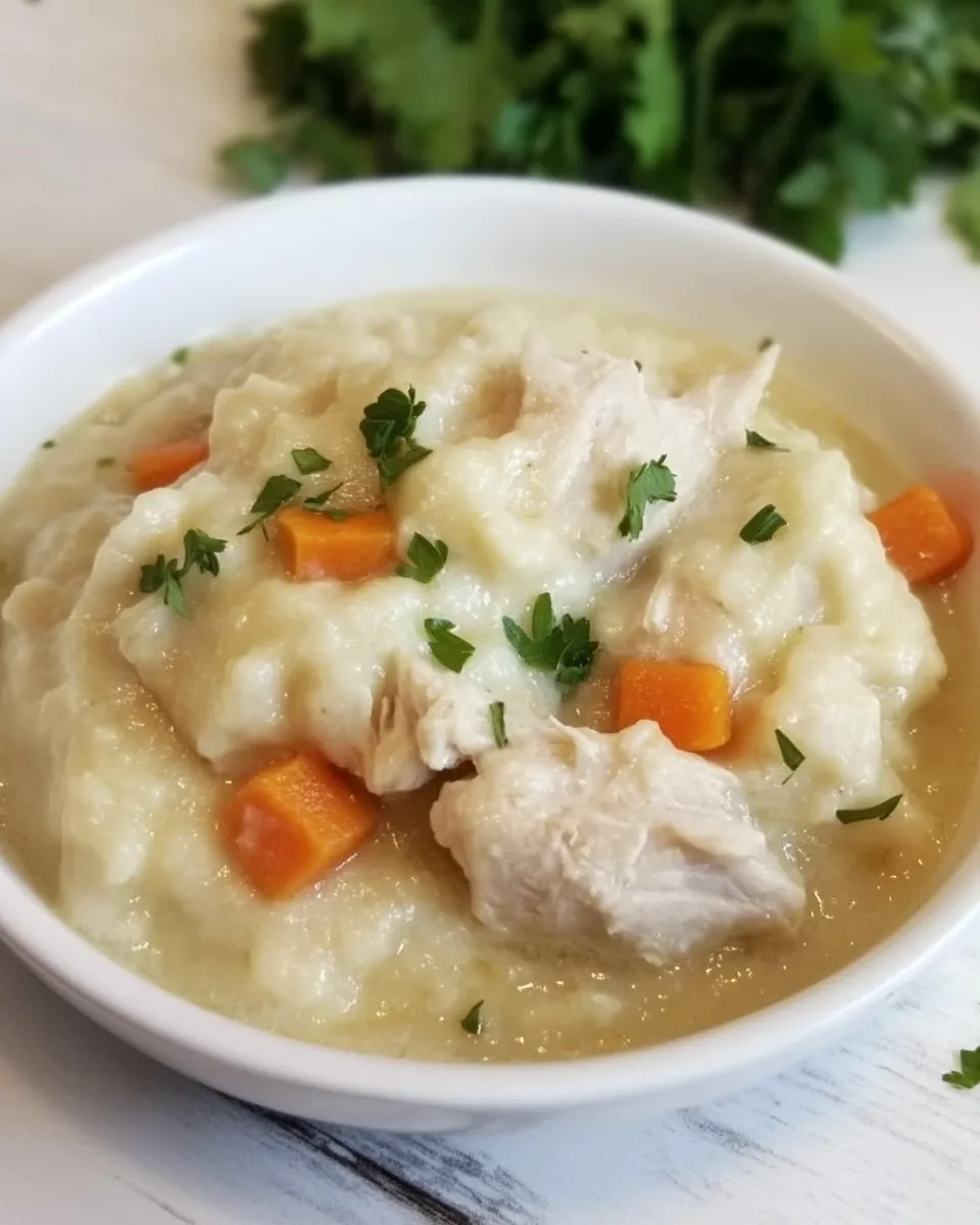 Delicious Old-Fashioned Chicken and Dumplings dish photo