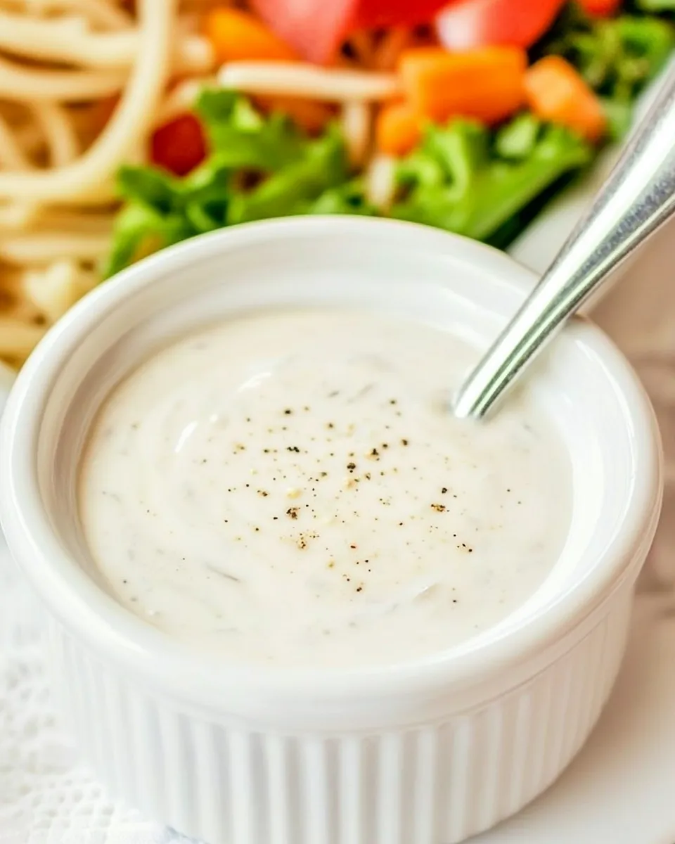 Tasty Old Spaghetti Factory Creamy Pesto Dressing: Easy Copycat Recipe dish photo