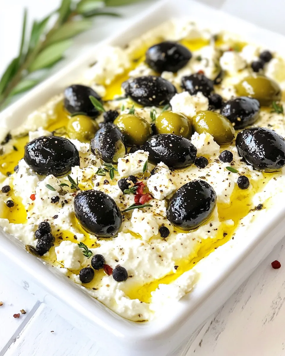 Easy Olive Feta Dip recipe photo