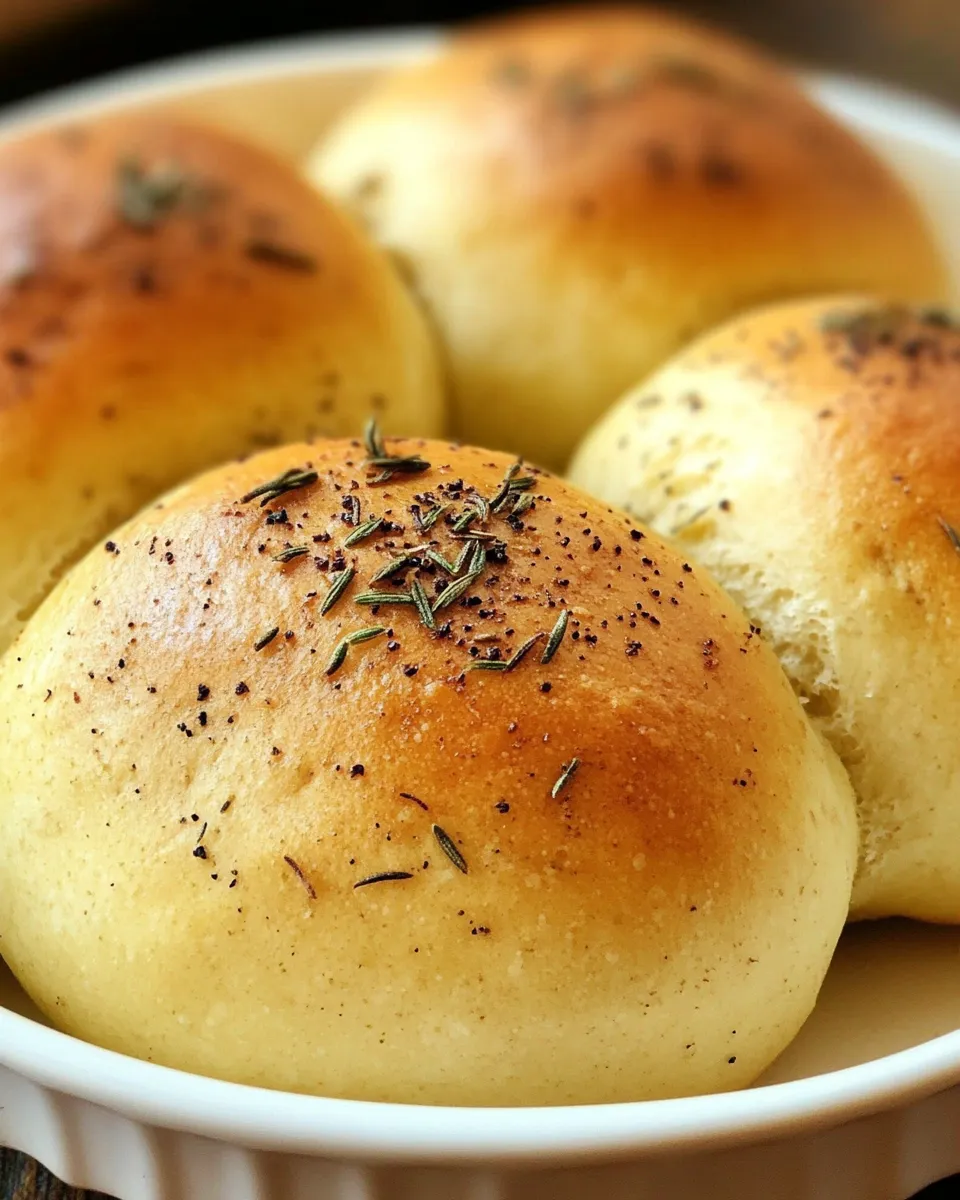 Classic Olive Oil and Rosemary Rolls image