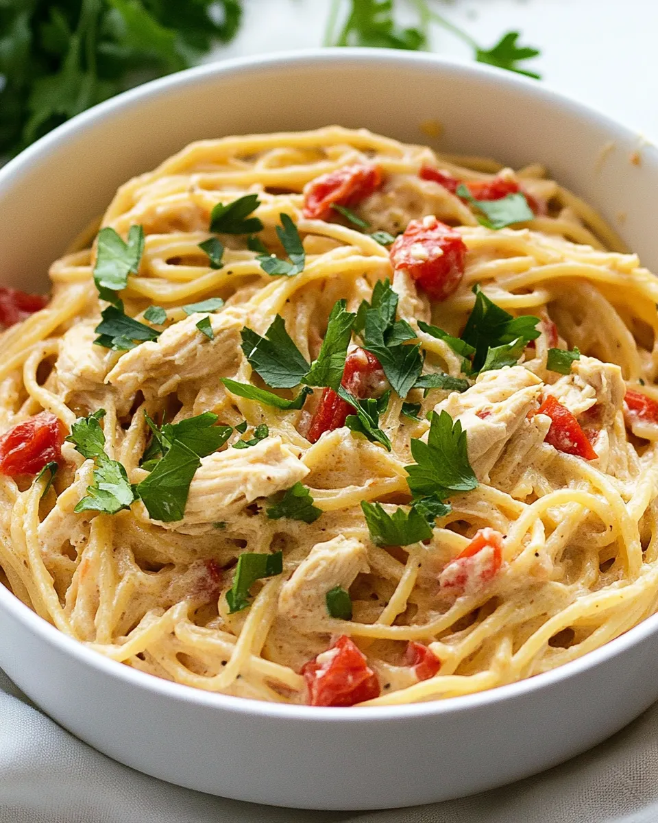 Quick One-Pot Chicken Spaghetti image