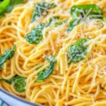 Easy One-Pot Pasta with Spinach photo