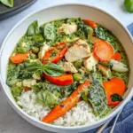 Homemade One-Skillet Chicken Green Curry with Rice recipe photo