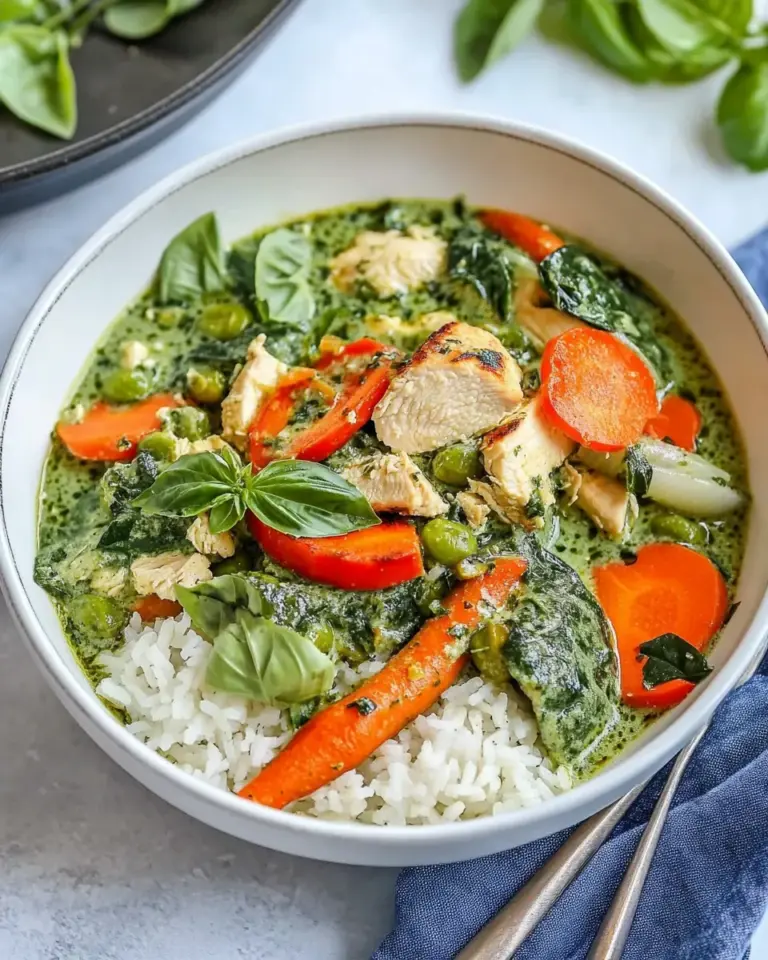 Homemade One-Skillet Chicken Green Curry with Rice recipe photo