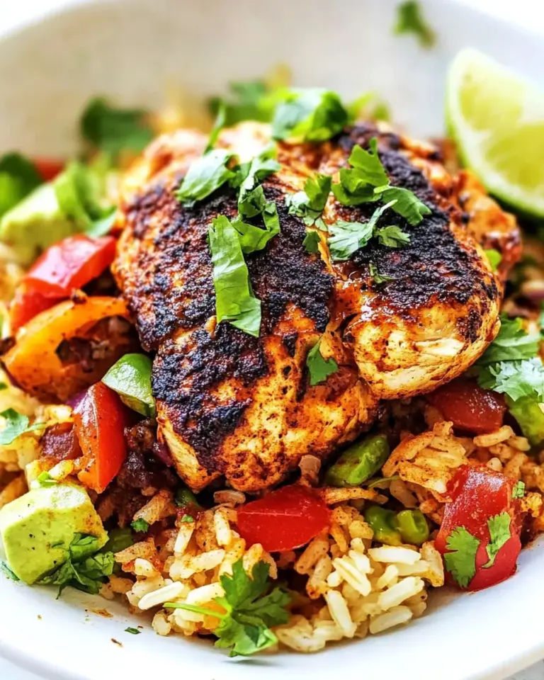 Easy One Pan Southwest Blackened Cajun Chicken with Rice photo