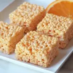 Homemade Orange Creamsicle Rice Krispies Treats photo