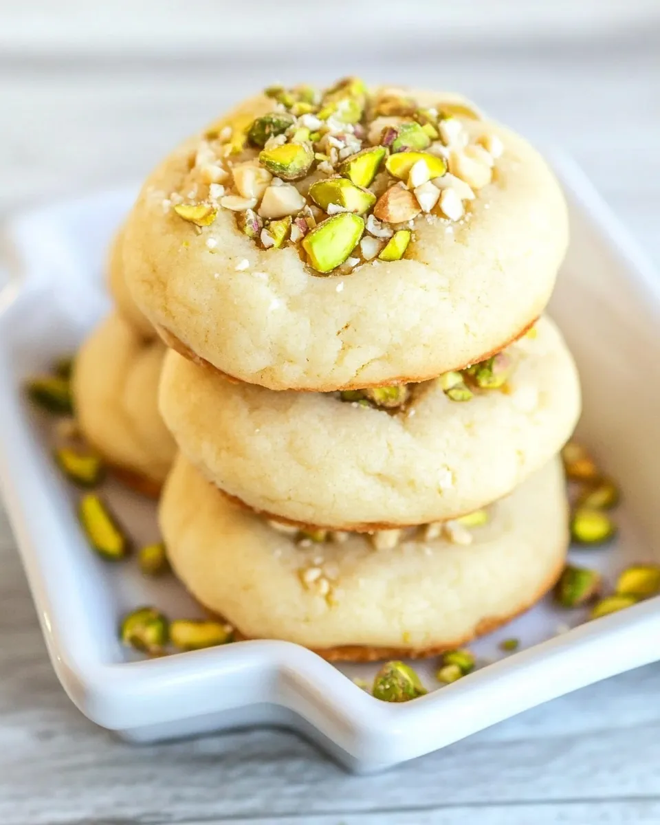 Homemade Orange Pistachio Cookies photo