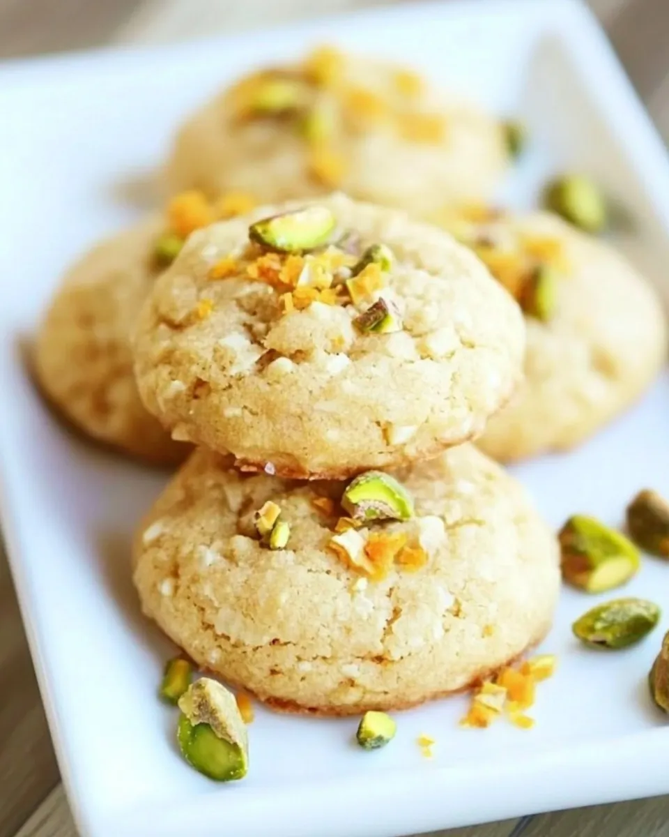 Delicious Orange Pistachio Cookies shot