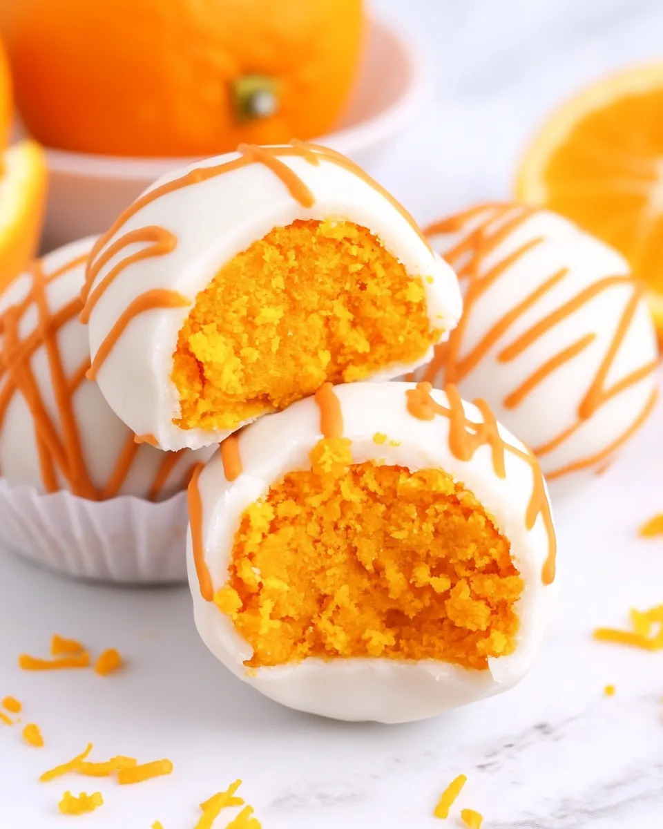 Delicious Orange Truffles image