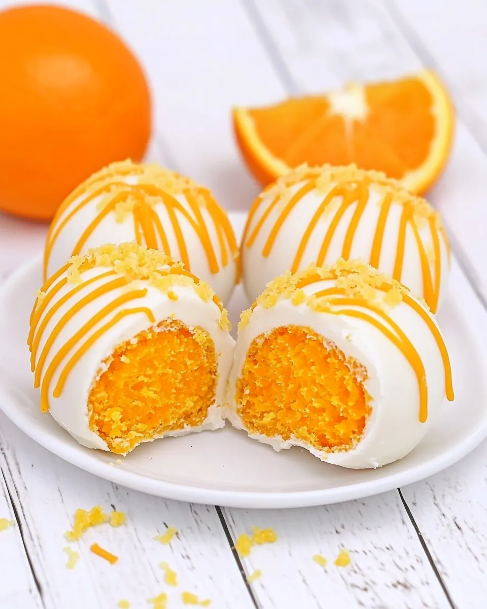 Easy Orange Truffles dish photo