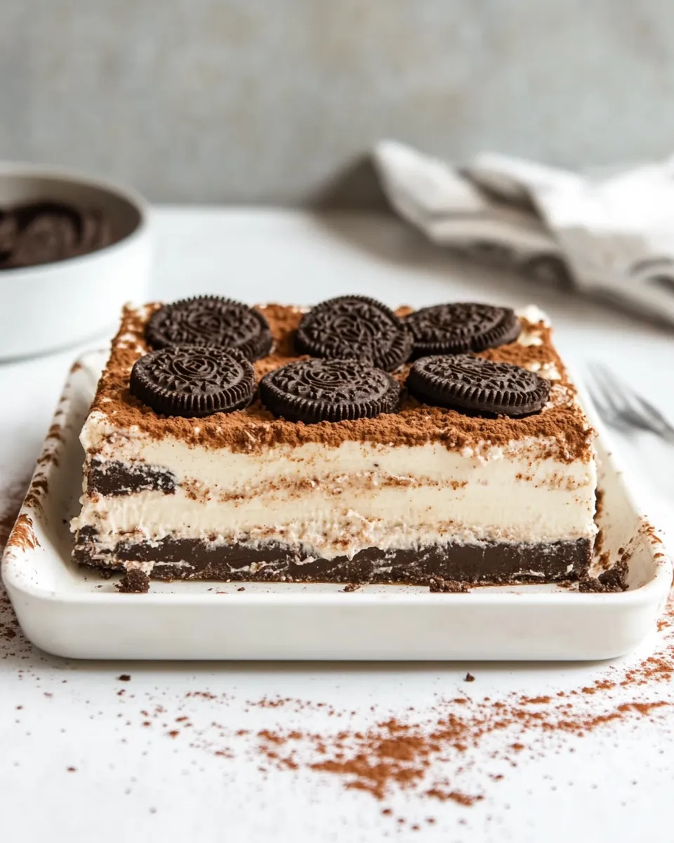 Homemade Oreo Lasagna Recipe photo