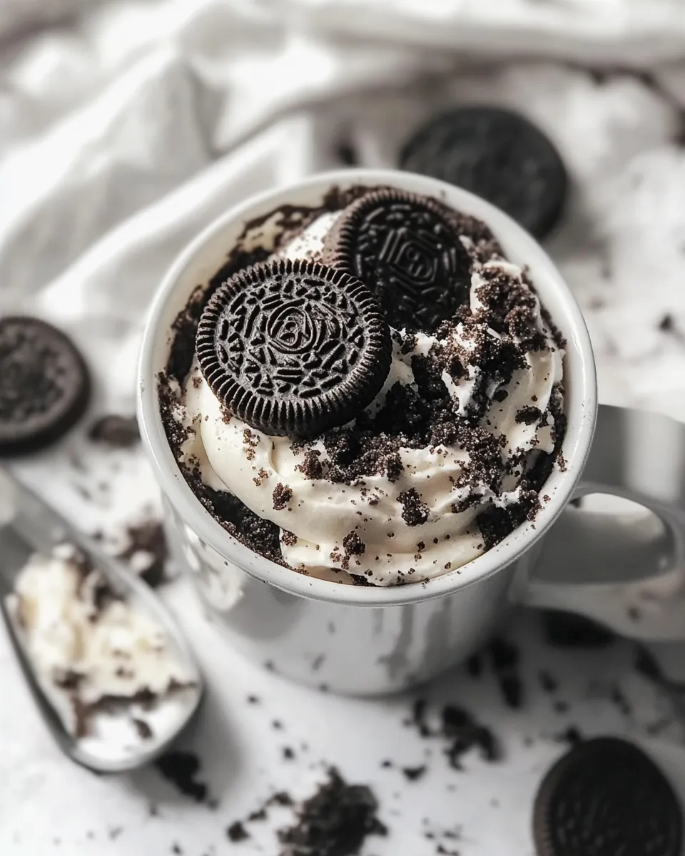 Homemade Oreo Mug Cake photo