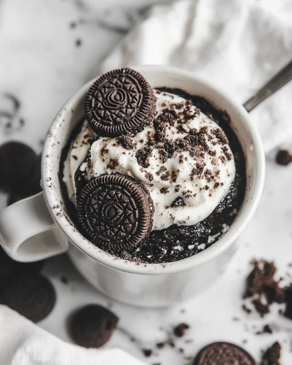 Delicious Oreo Mug Cake image