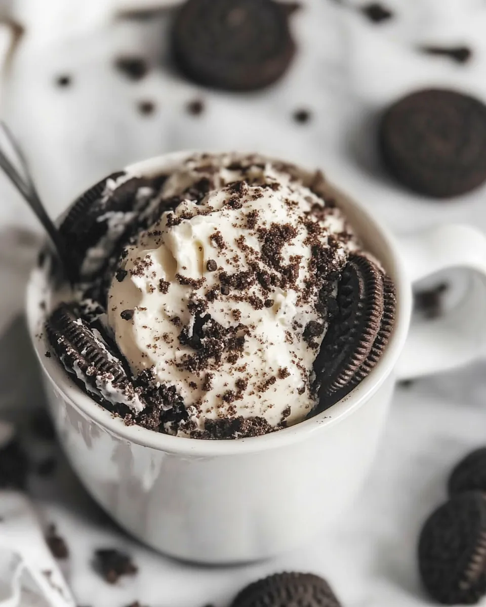 Tasty Oreo Mug Cake shot