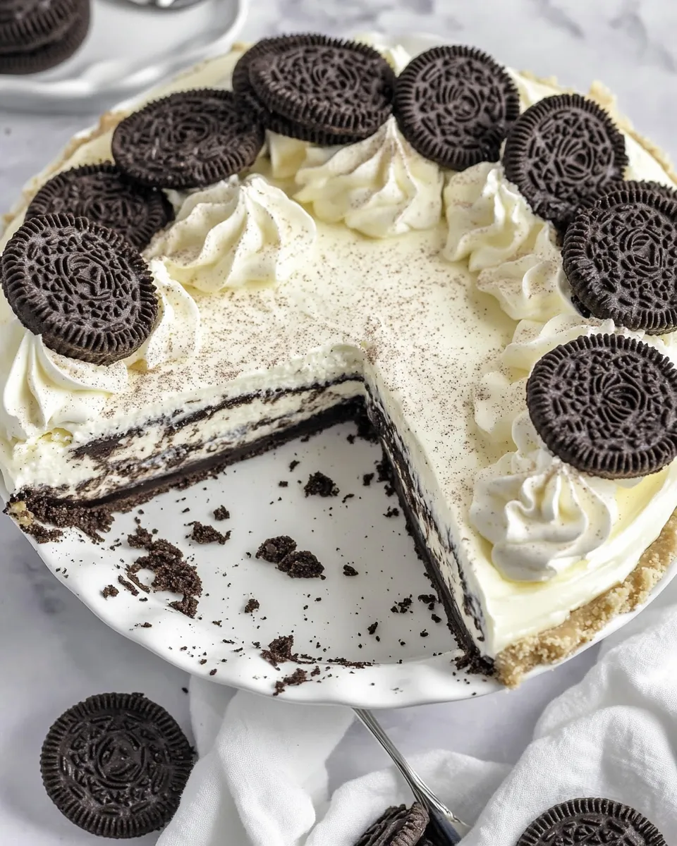 Easy Oreo Pudding Pie recipe photo
