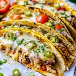 Easy Oven Baked Barbecue Chicken Pizza Tacos photo