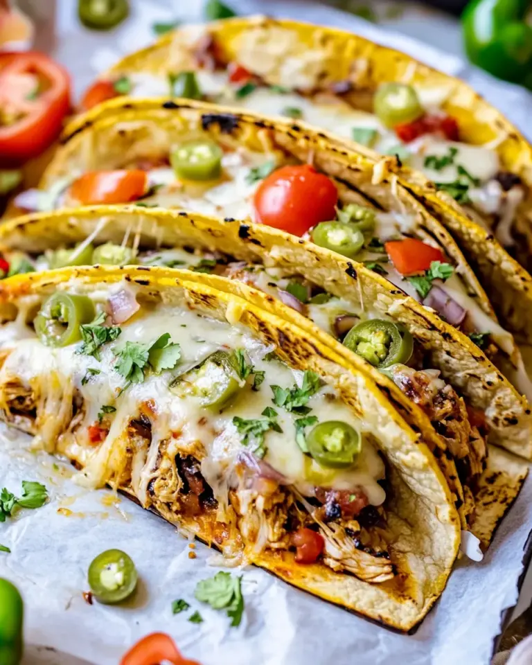 Easy Oven Baked Barbecue Chicken Pizza Tacos photo