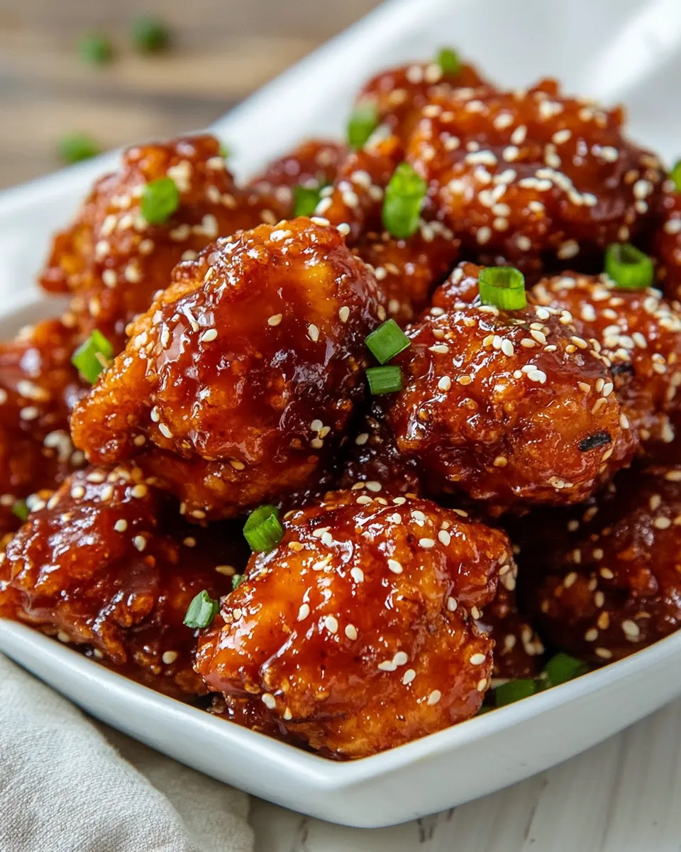 Easy Oven Baked Sesame Chicken dish photo