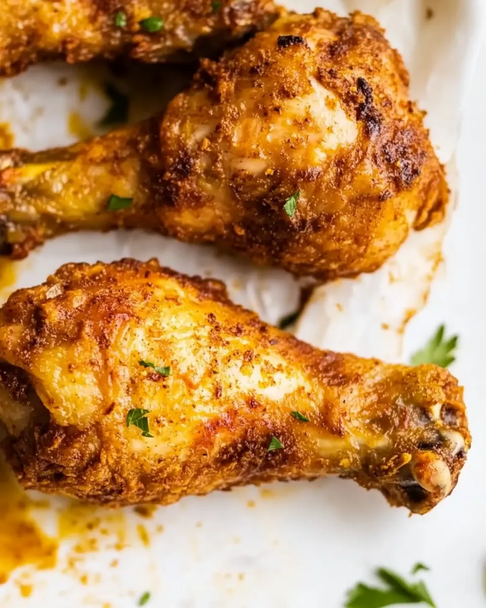 Homemade Oven Fried Chicken Legs recipe photo