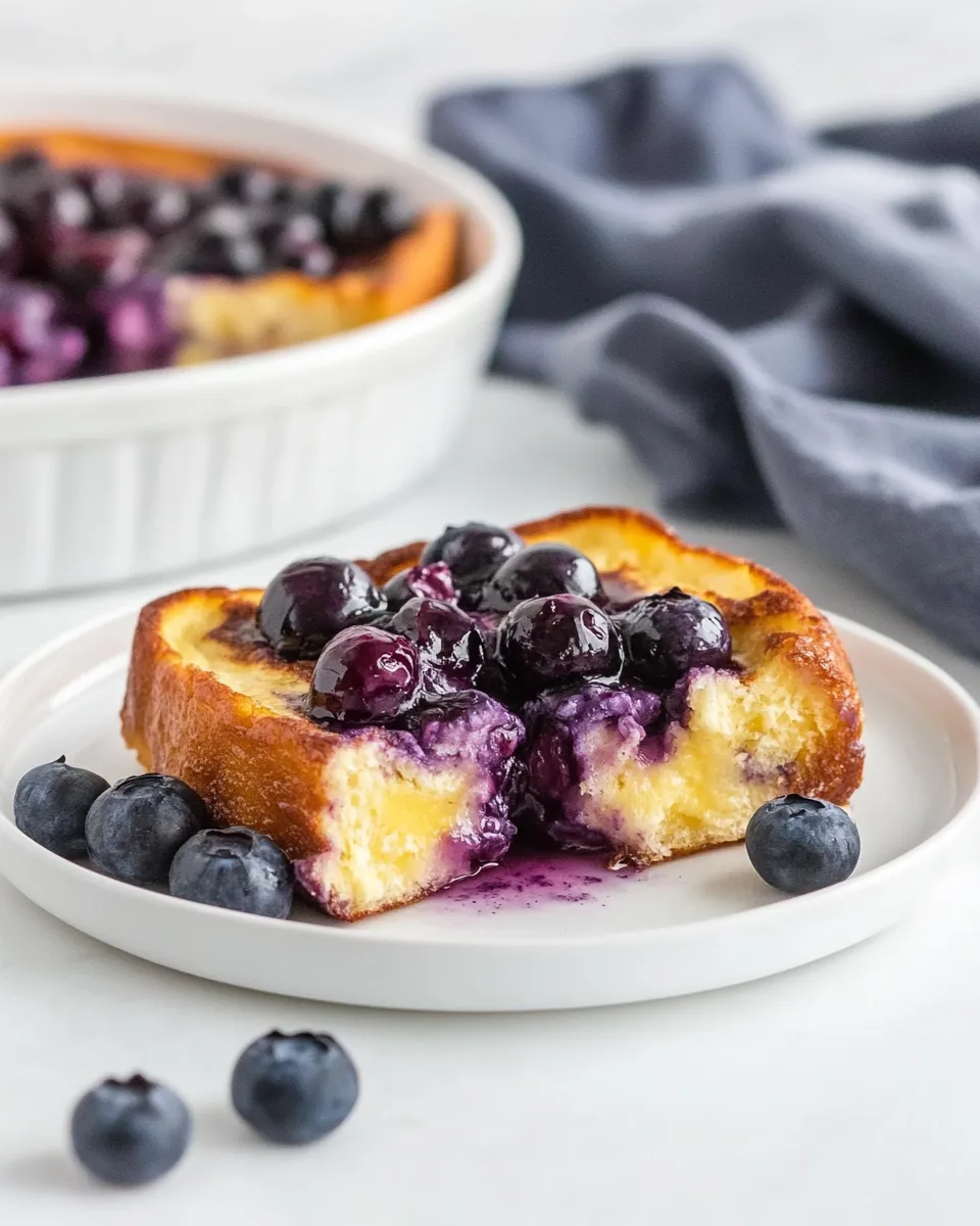 Easy Overnight Blueberry French Toast recipe photo
