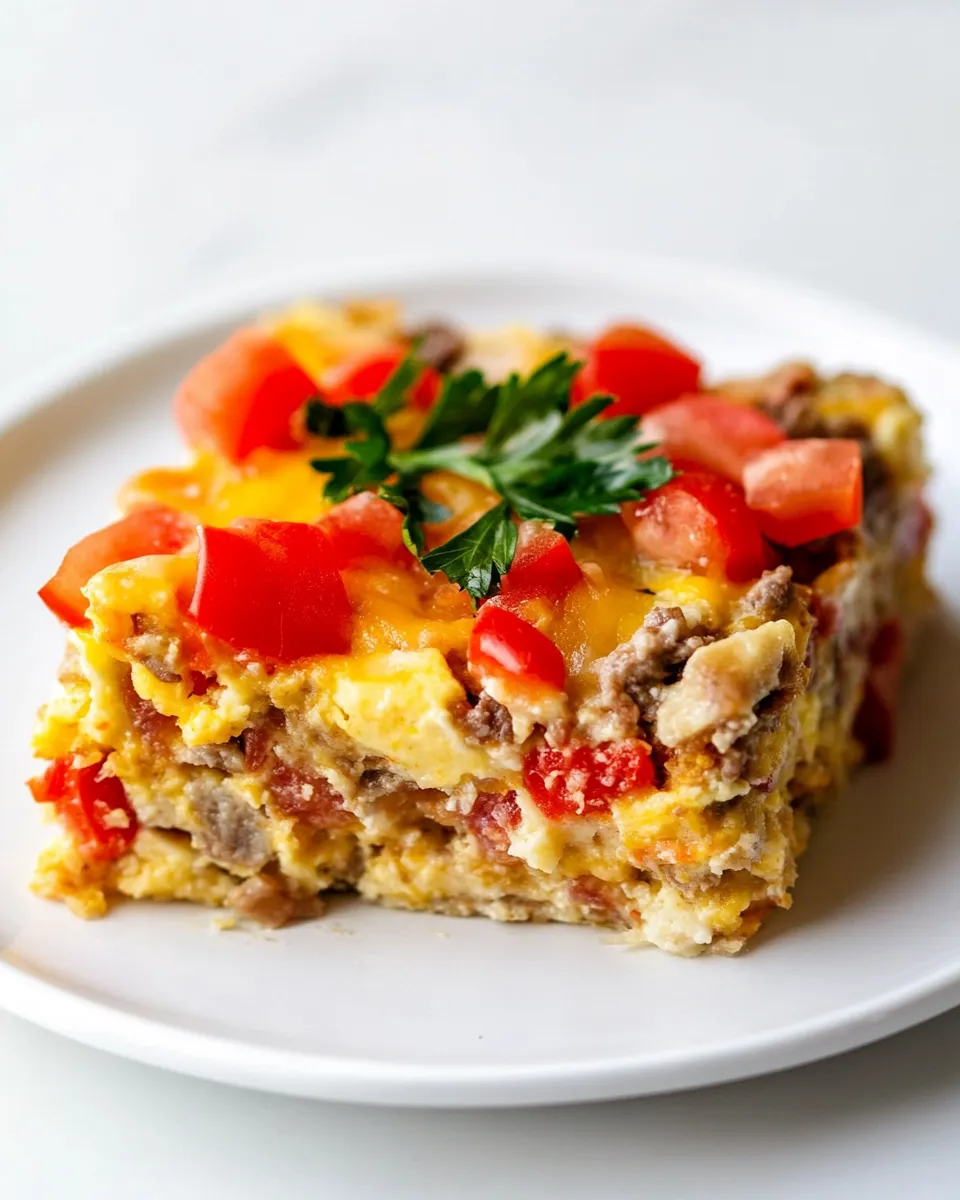 Classic Overnight Slow Cooker Breakfast Casserole image