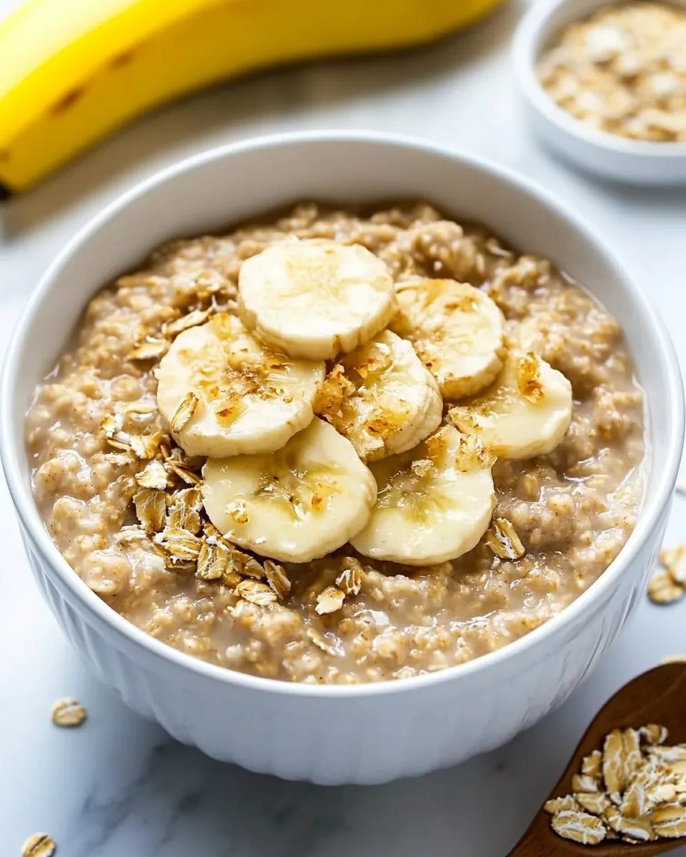 Delicious Overnight Slow Cooker Steel Cut Oats food shot