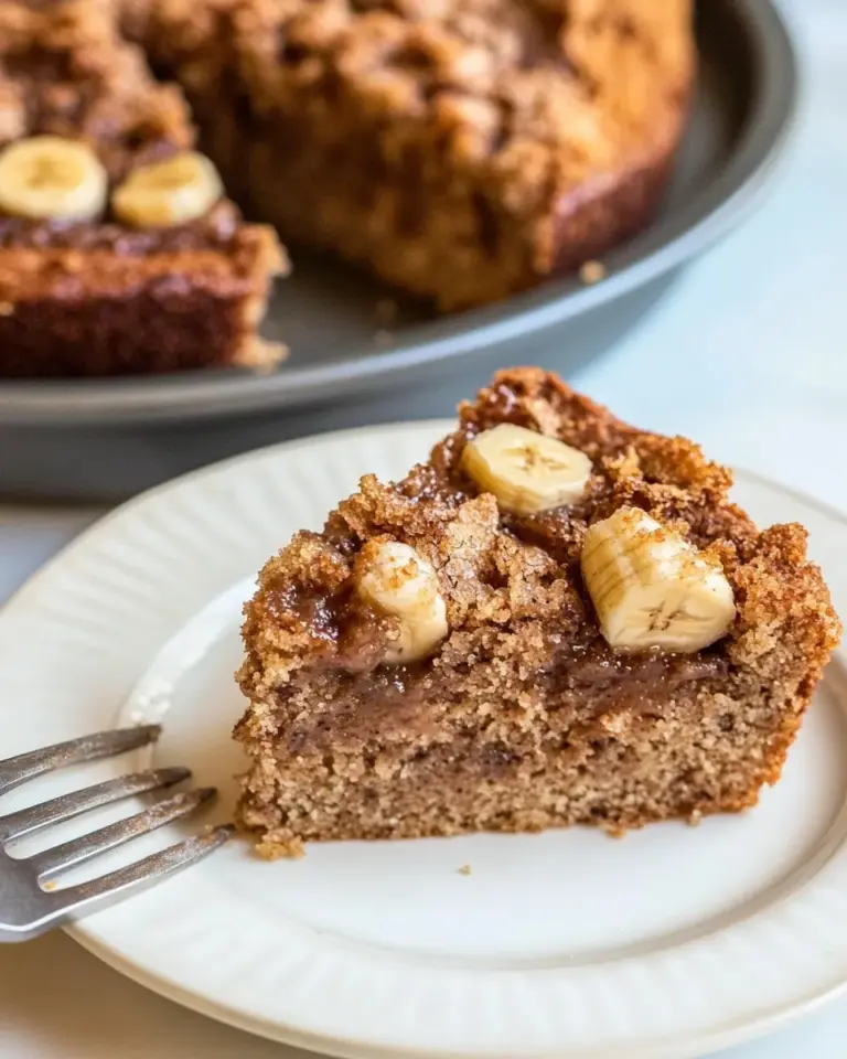 Homemade Paleo Banana Coffee Cake photo